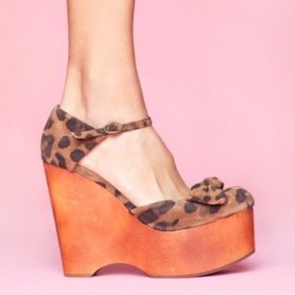 Jeffrey Campbell Daisy D Cheetah Platform Wedges